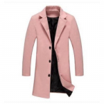 S&uuml;gis- ja talvine meeste villane mantel Meeste riided Korea versioon Slim Fit, keskmine ja pikk mantel Meeste villane mantel M
