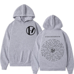Twenty One Pilots Overcompensate Prindiga Huppar Meestele Naistele Rock Hip Hop &Uuml;legabariidilised Pulloverid Moodne Vabaaja Pikkade Varrukatega Dressipluus 2XL gray