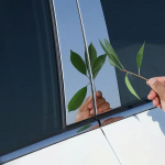 6 tk uste ja akende piilarite kattekomplekt Volkswagen Passat B7 2011 2012 2013 2014 -2018 jaoks - dekoratiivsed liistud h&otilde;be