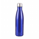 500/750ml Roostevabast terasest termostass Kahekordse seinaga termoisolatsiooniga vaakumpudelid Pudel Isoleeritud kohvitass V&auml;litingimustes 500ml sinine