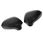 2 tk Tahavaatepeegli kate 1P0857537 Vasak ja Parem Tolmukindel V&auml;lispeegli K&uuml;ljekate Asendus Seat Leon Ibiza jaoks S&uuml;sinikkiust V&auml;limus black
