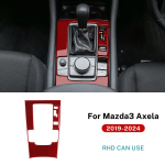 S&uuml;sinikkiust k&auml;igukangi &uuml;mbris Mazda 3 BP 2019-2025 Mazda3 Axela LHD RHD jaoks Automatic RHD Red punane