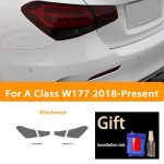 Mercedes Benz A-klass W176 W177 A45 A35 AMG 180 autole Esitulede toonimiseks Must Kaitsekile L&auml;bipaistev TPU Kleebis Tarvikud VS3 orange