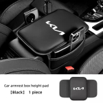 Auto k&auml;etoe karbi matt keskkonsooli panipaigukoti tarvikud Kia Rio Soul Seltos Forte K5 K3 Niro Sorento Stinger Sportage jaoks zpjm80 must