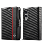 LC.IMEEKE Samsung Galaxy Z Fold8 jaoks Lai &Uuml;mbris, Klappnahast RahakottKate Seisutoega Kaitsekate Nahast Kest For Samsung Z Fold8 Wide gray