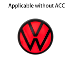 1 tk Originaal Asendust&uuml;&uuml;p Auto Tagaluugi Embleemid Kaane Embleem Eesmine/Tagumine Logo VW T-ROC POLO Arten Golf 8 jaoks (MK8) 21-23 Stiil HJ3 1pc&For Arten 21-23