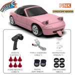 2,4G 1:43 RC Driftiauto g&uuml;roskoobiga 4WD t&auml;isproportsionaalne puldiga auto JJRC C8827 Miniracing auto mudel Poiste m&auml;nguasi Kingitus