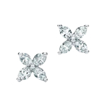 Tiffany & Co. Tiffany Victoria k&otilde;rvar&otilde;ngad plaatinast teemantidega ONE SIZE plaatina
