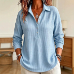 Naiste S Vahvlikootud Pikkade Varrukatega Pullover T-s&auml;rk L&otilde;tv Vabaaja Top XXXL gray