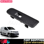 Autoakna klaasinupu raam 98167918ZD Peugeot Partner Rifter Mk4 Citroen Berlingo jaoks Auto klaasit&otilde;stukinupp Dekoratiivne raam nagu n&auml;idatud v&auml;rv