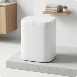 Nutikas pr&uuml;gikast puutevaba kaanega automaatne pr&uuml;gikast vannituppa, magamistuppa, k&ouml;&ouml;ki White Gold_11L 3-mode Battery