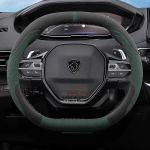 Suede Nahast Auto Roolikate Peugeot E-3008 3008 E-2008 2008 E-308 GT 2021 2022 2023 2024 2025 Autotarvikud