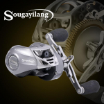 Sougayilang Dual Brakes Baitcasting Reel 12BBs 6.3:1 Smooth Casting Reel bassil&otilde;he p&uuml;&uuml;giks Left h&otilde;be/hall