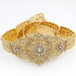 Kaukaasia naiste v&ouml;&ouml; kullav&auml;rvi metallist v&ouml;&ouml;st kett pruudi ehted 104cm+/-3cm