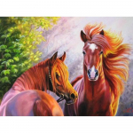 Teemantmaal, kividest mosaiikpilt Loom dekoratiivn&otilde;el Kunst k&auml;sit&ouml;&ouml; suur isetegemise v&auml;rv 20X30CM