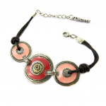 Les Tr&eacute;sors De Lily [D9661] - Bracelet Cr&eacute;ateur 'Byzance' Rose Heleroosa