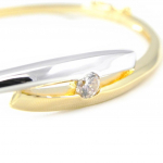 Altesse [F6960] - Bracelet plaqu&eacute; or 'C&acirc;lin' 2 tons kuld