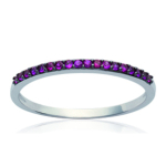 H&otilde;bes&otilde;rmus  Goddess  rubiinh&otilde;be (roodiumiga kaetud) - 2 mm 56 punane