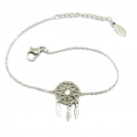 Les Tr&eacute;sors De Lily [P9169] &ndash; h&otilde;bedane Boho terasest k&auml;ev&otilde;ru (unen&auml;op&uuml;&uuml;dja) &ndash; 20x11 mm h&otilde;be