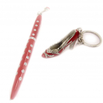 Les Tr&eacute;sors De Lily [K6865] - Coffret 'Sissi' rouge (stylo + porte-cl&eacute;s)