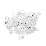 100 tk k&otilde;rvar&otilde;nga toorikud kabo&scaron;oni t&uuml;hi raami seadistusalus, kuldne 12 mm Golden 8mm