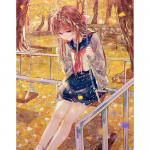 5D teemantmaali maastik t&auml;ispuur Teemantmosaiikristpistega kodukaunistus 20X30CM