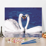 Numbrid &otilde;limaal L&otilde;uend Numbrimaal K&auml;sitsi valmistatud digitaalne &otilde;limaal DIY maal numbrite j&auml;rgi 40x50cm no frame