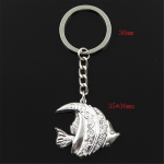 Mood Kuldkala Tropical Fish 35x36mm ripats 30mm v&otilde;tmehoidja h&otilde;bedane v&auml;rv meeste auto kingitus suveniirid v&otilde;tmehoidja