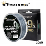 Fishing King 300M 9X kiududega p&otilde;imitud &otilde;ngen&ouml;&ouml;r, multifilament Pe Line punutud &otilde;ngen&ouml;&ouml;r 0.6-0.12mm-20lb