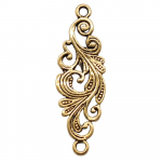 20 tk Connector Charms ripats Jewelri Antique Gold Color 30X10mm