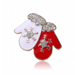 Blucome J&otilde;ulupross Armsad Kindad Korsage Naistele Meestele Sall Hijab Rev&auml;&auml;rin&otilde;elad Uusaasta Kingitused punane