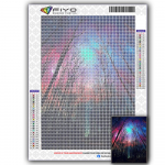 Teemantmaal T&auml;isruudukujuline Eiffeli torni kivid Teemanttikandid Maastik &Ouml;&ouml;mosaiik Kodukaunistus Full Square 50X70CM