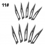 T&ouml;&ouml;stuslikud k&auml;sit&ouml;&ouml;riistad &ndash; 10 tk. skalpelli asendustera DIY l&otilde;ikamisk&auml;sit&ouml;&ouml;riistad l&otilde;iketera 11#