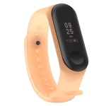 L&auml;bipaistev randmerihm Xiaomi Mi Band jaoks 6 5 4 3 hingav silikoonist asendusrihm Mi Bandile 4 3 Miband 6 5 randmepael For Mi Band 3 4 valge