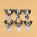 J&auml;lje hambaalus autoklaavitav roostevabast terasest hambaarsti t&ouml;&ouml;riistad 6tk/komplekt