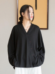 Johnature naiste hiina stiilis linased s&auml;rgid seitsme varrukaga &uuml;hev&auml;rvilised suvised lahtised naiste t-s&auml;rgid One Size must