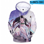 Anime Demon Slayer Kimetsu no Yaiba 3D Prinditud Pusad Mehed Naiste Pusad Harajuku Pusad Poisid T&uuml;drukud Spordidressid Riided S