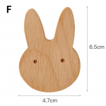 1tk puidust konks Creative Nordic Cute Animal konks Seinale riputatav mantlikonks Kodukaunistus T&auml;ispuidust konks K&ouml;&ouml;gitarvikud A