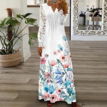 Elegantne konkslillega &otilde;&otilde;nespitskleit naistele kevadsuvi moodne pitsiline pikk kleit, naine vabaaja pikkade varrukatega valged kleidid 24816 XL