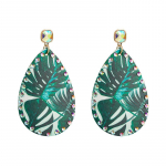 Naiste kahepoolsed Palma prindiga k&otilde;rvar&otilde;ngad, titaanist terasest tsirkoonist kristallist tilganahast Bohemia k&otilde;rvakaunistused OneSize