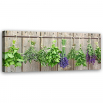 L&otilde;uendiprint Kitchen Herbs Spices 90x30 roheline