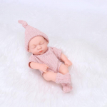 19 cm Child Reborn Doll Mini Simulation Full Body Pehme kummiemailiga nukk T&uuml;drukule Kingitus Nukk Nukk 19cm