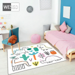 Vaip koomiksiprindiga Pehme P&otilde;hjamaade vaip Libisemiskindel Tatami matt Magamistoa voodi&auml;&auml;rne matt Suur Kawaii 80x120cm 1pcs