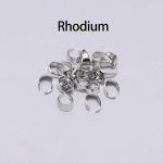 50 tk ripats-klambrid konksklambrid, n&auml;puotsad, tagatisraha, kaelakee, ripatsid, pistikud ehete jaoks. 5 x 7mm