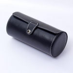 3 Slot Watch Box Travel PU nahast rull&uuml;mbris ehete hoiustamise koguja korraldaja must