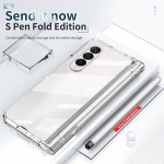 Kukkumisvastane plaadistuse t&auml;ielik kaitse&uuml;mbris Samsung Galaxy Z Fold4 Fold 4 5g Fold3 Fold 3 2 Fold2 Karastatud klaasist kile&uuml;mbriste jaoks for Galaxy Z Fold 4 must