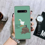 Cartoon Cute Goose Game telefoni&uuml;mbris Samsung Galaxy S20 Fe S10 Plus S21 S22 S23 Ultra S10e S9 S8 S7 Edge Fundas Coque Coque jaoks Samsung S20 FE
