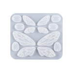 Butterfly Wings k&otilde;rvar&otilde;ngas vaigust vormi v&otilde;tmehoidja silikoonvorm auto ripatsi jaoks, kristall-epoks&uuml;vaigust vormi ehete valmistamise vorm LM