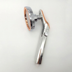 Suure paneeliga kroomitud du&scaron;iotsik k&otilde;rgsurve k&auml;eshoitav stopp-nupuga du&scaron;ipea Vannitoa tarvikud HMM