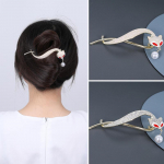 2 t&uuml;kki Fox Hair Accessories Design Sense Animal System juukseklambrid, mood Lihtne